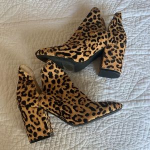 Steve Madden Booties Calf Hair 7.5